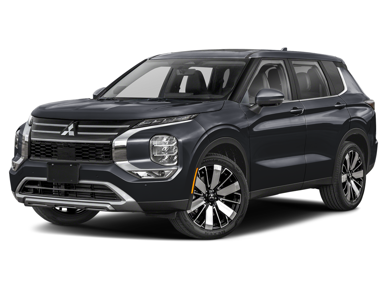 2026 Mitsubishi Outlander SE in Moonstone Gray Met. — front three-quarter view